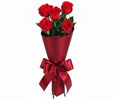 Букет 5 Красных роз Эдлесс Лав в Круглолесском