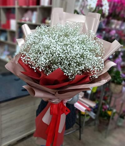 Букет цветов из: Гипсофила в Круглолесском