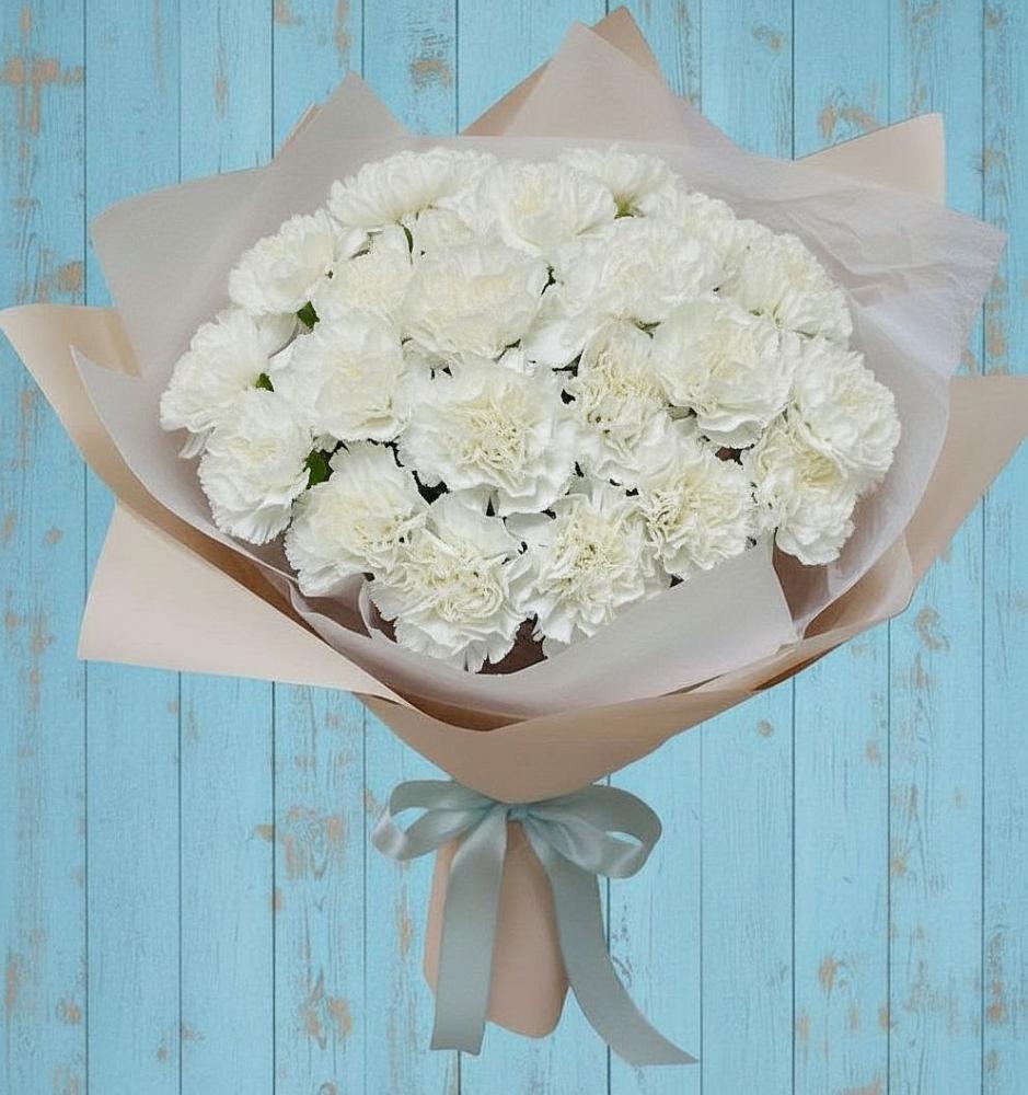 Букет цветов из: Гвоздики в Круглолесском