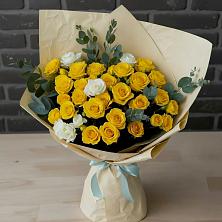 Букет цветов из:  Розы в Круглолесском