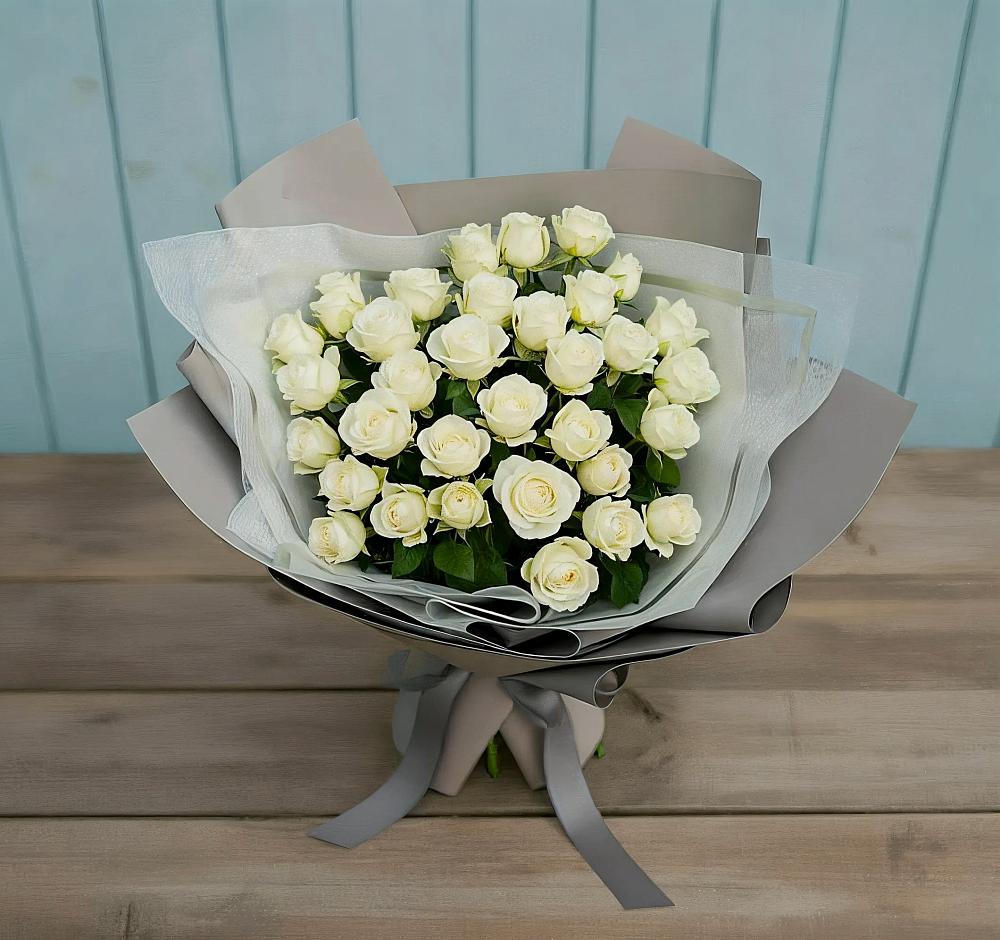 Букет Белоснежная нежность в Круглолесском