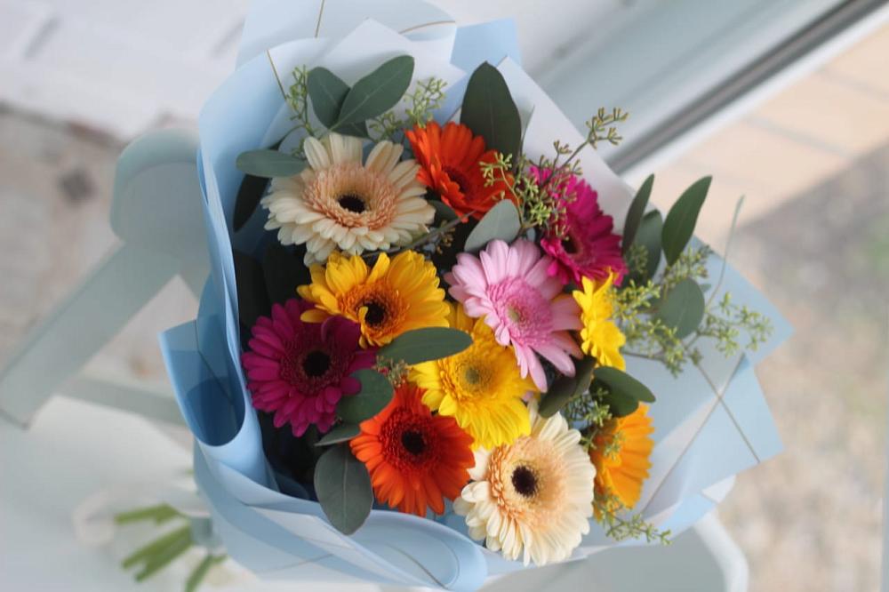 Букет цветов из: Герберы в Круглолесском