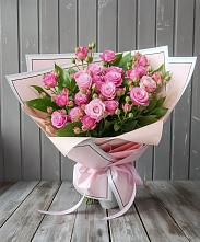 Букет Розовый кустик #REPLACE_PRED# Круглолесском