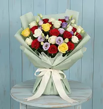 Букет цветов из:  Розы #REPLACE_PRED# Круглолесском