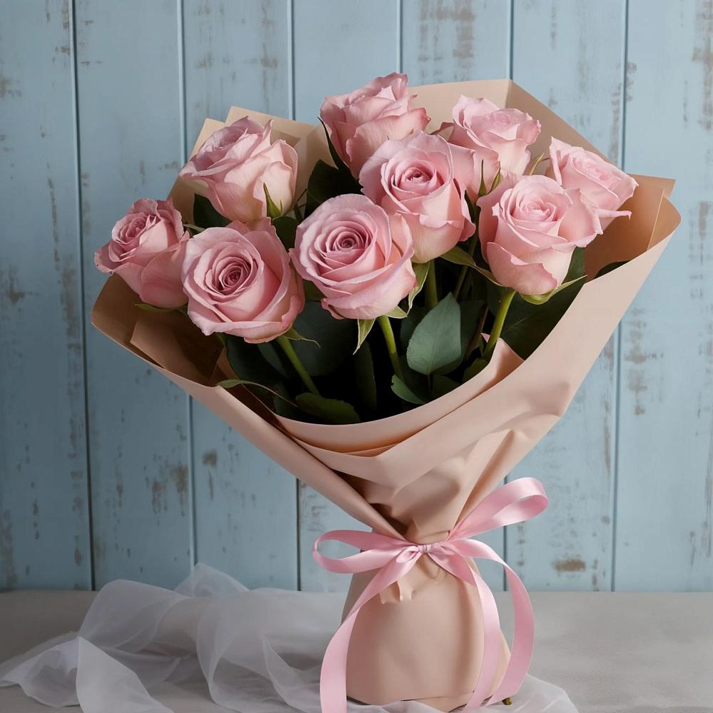 Букет цветов из: Розы в Круглолесском