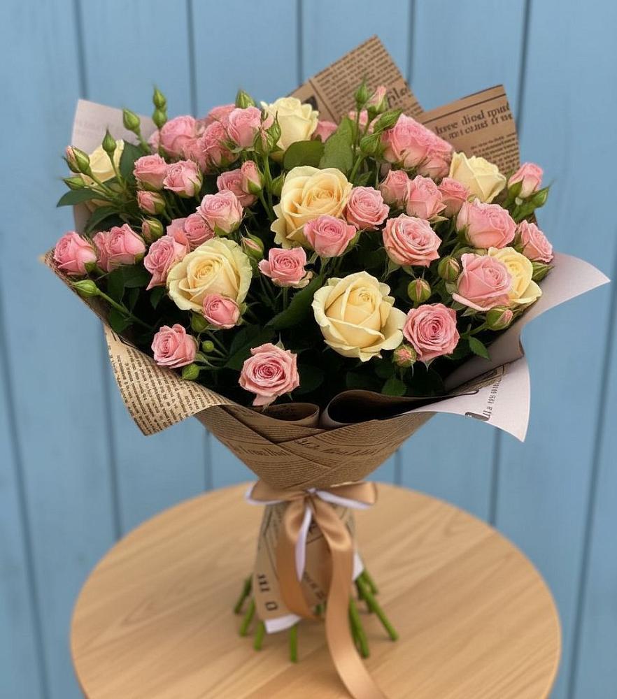 Букет цветов из: Розы в Круглолесском