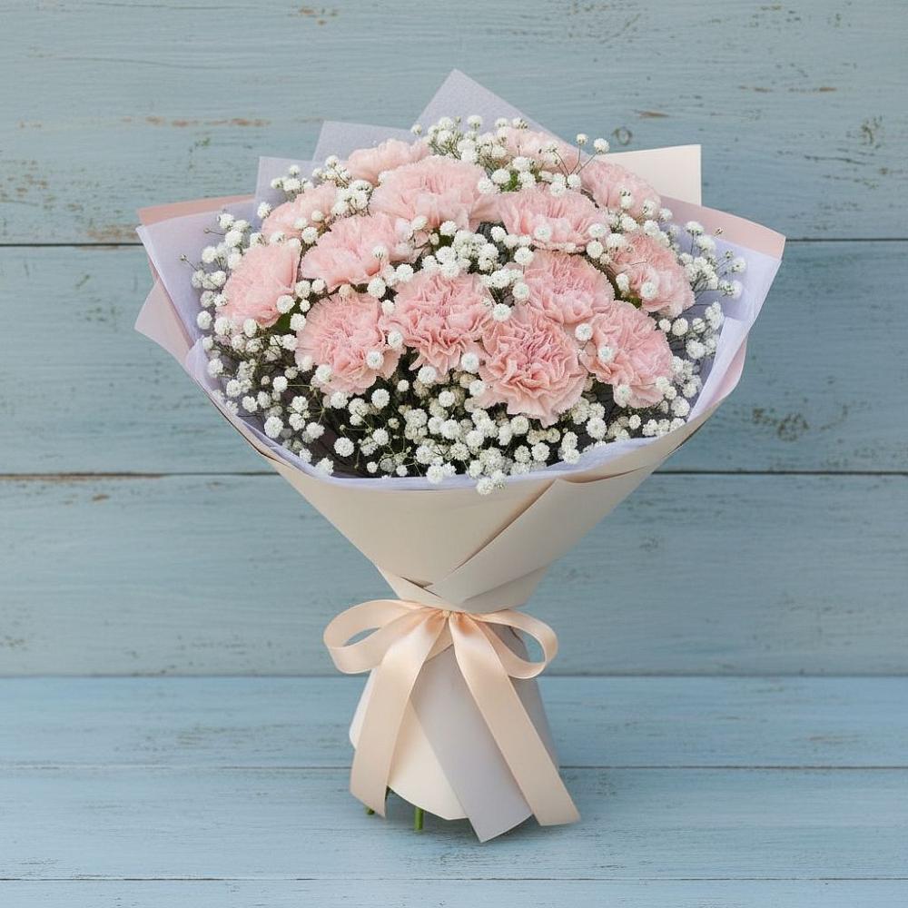 Букет цветов из: Гвоздики в Круглолесском