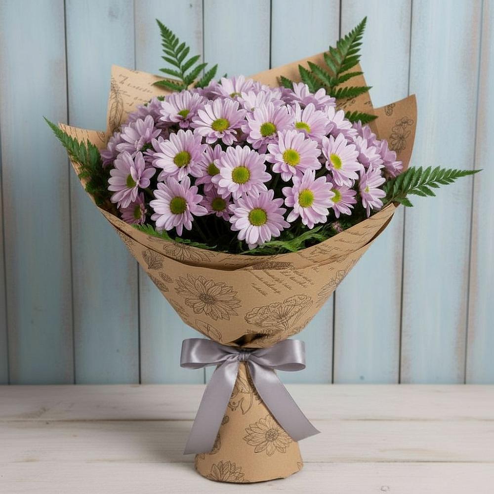 Букет цветов из: Хризантемы в Круглолесском