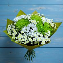 Букет цветов из:  Хризантемы #REPLACE_PRED# Круглолесском