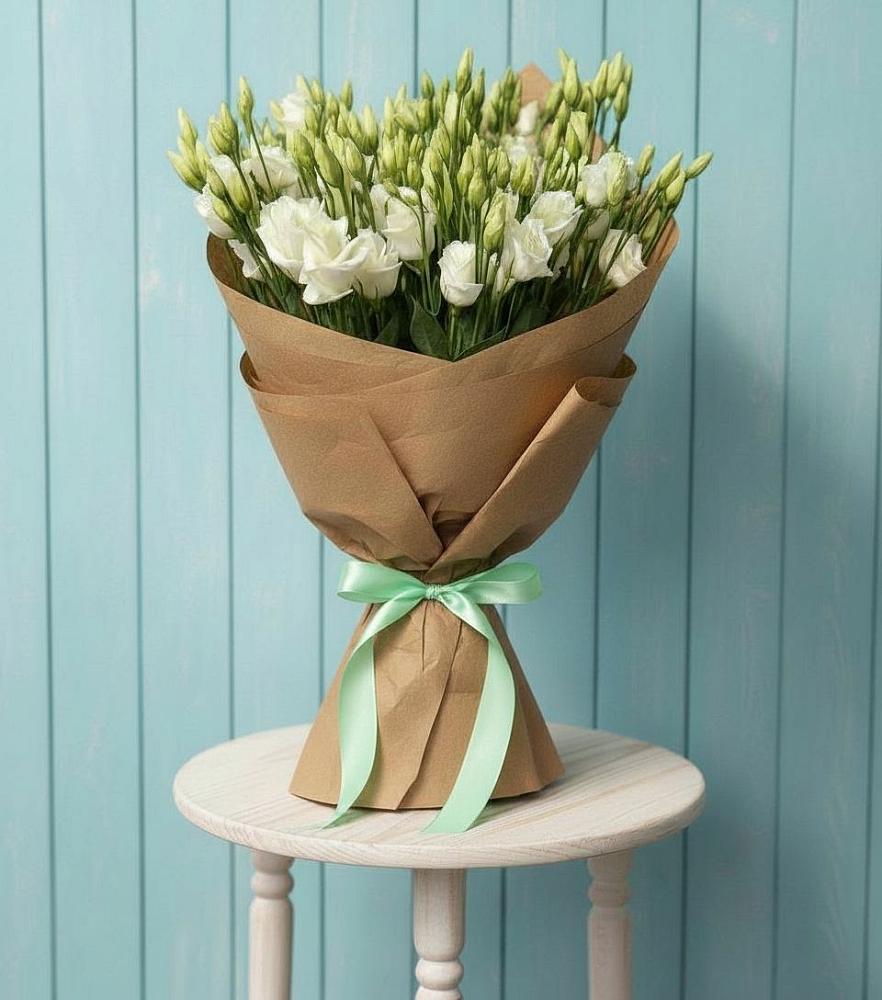 Букет цветов из: Лизиантусы в Круглолесском