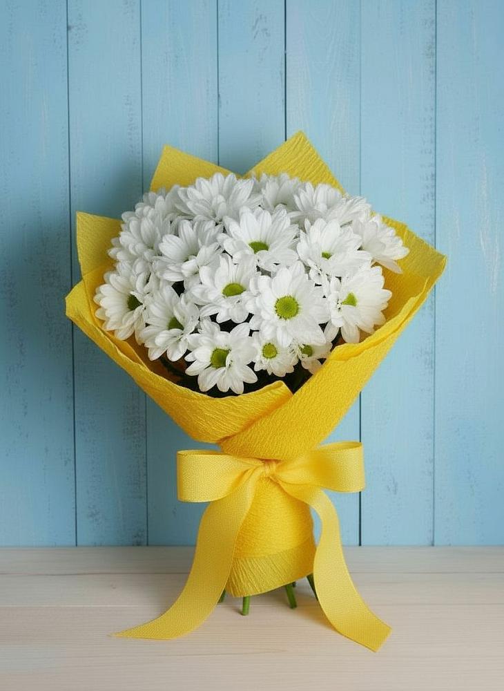 Букет цветов из: Хризантемы в Круглолесском