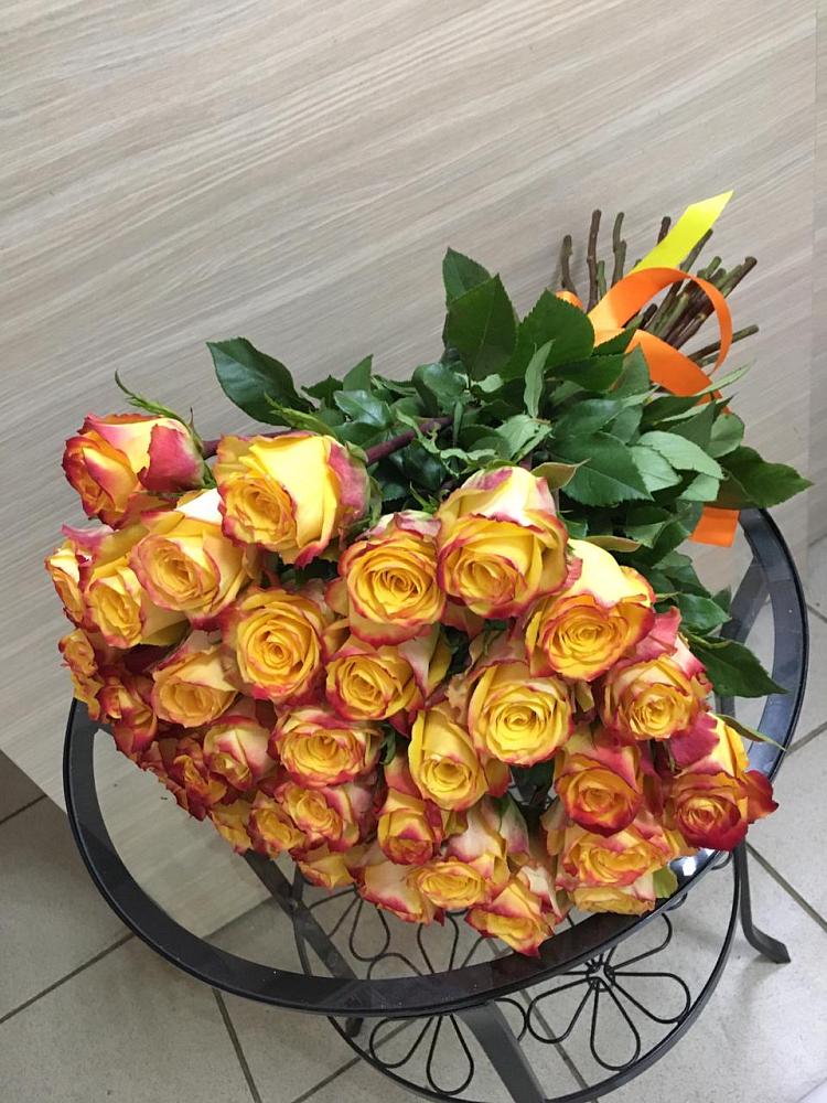 Букет Желтые розы в Круглолесском