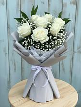 Букет цветов из:  Розы в Круглолесском