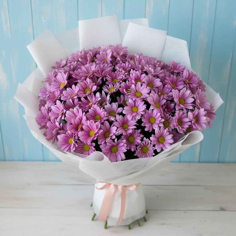 Букет цветов из: Хризантемы в Круглолесском