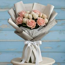 Букет цветов из:  Розы в Круглолесском