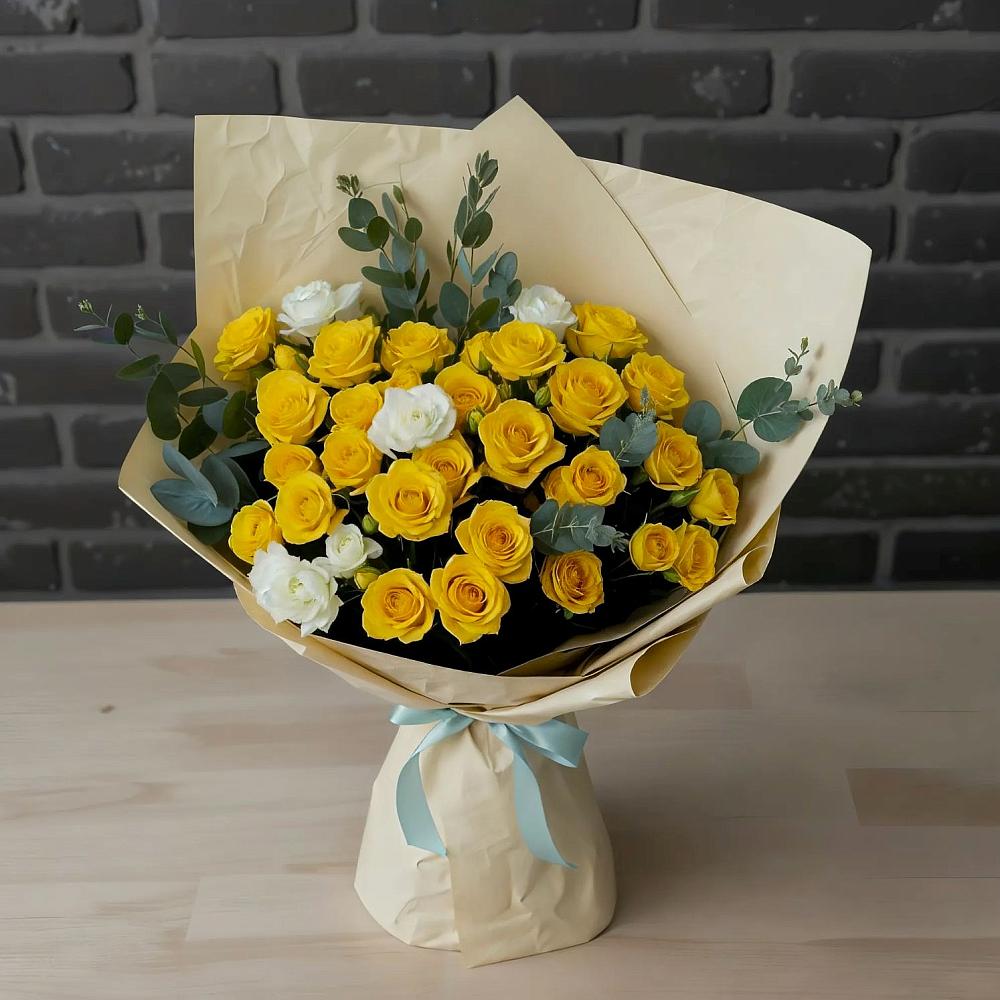 Букет цветов из: Розы в Круглолесском