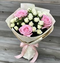 Букет цветов из:  Розы в Круглолесском