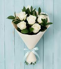 Букет цветов из:  Розы в Круглолесском