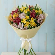 Букет цветов из:  Альстромерии в Круглолесском