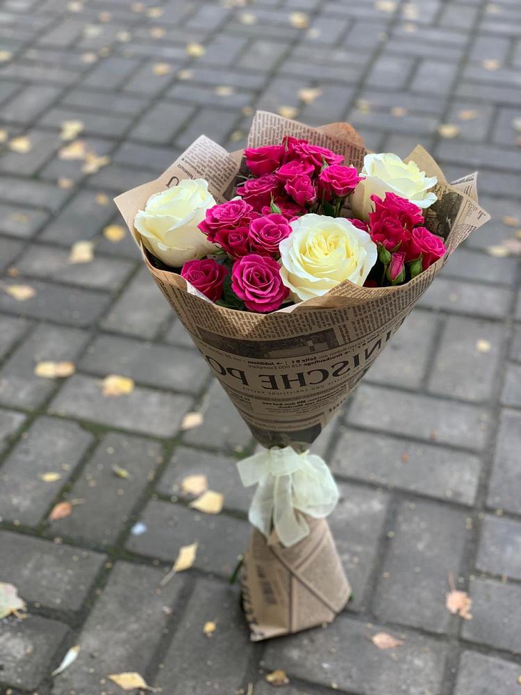 Букет цветов из: Розы в Круглолесском