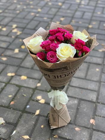 Букет цветов из: Розы в Круглолесском