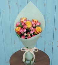 Букет цветов из:  Розы в Круглолесском