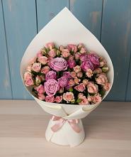 Букет цветов из:  Розы в Круглолесском